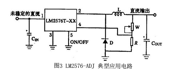 LM2576-ADJ典型应用电路
