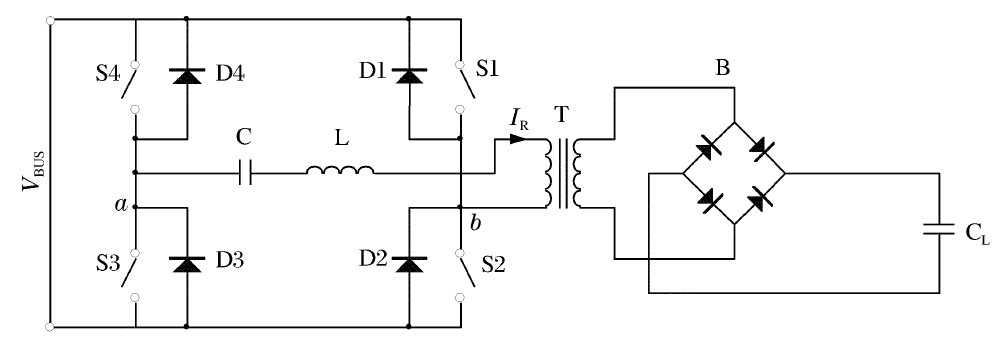 图1  串联谐振开关变换器电路