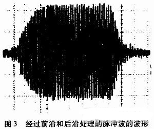 图3 经过前沿和后沿处理的脉冲波的波形