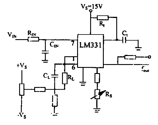 图6 V/F 实用电路