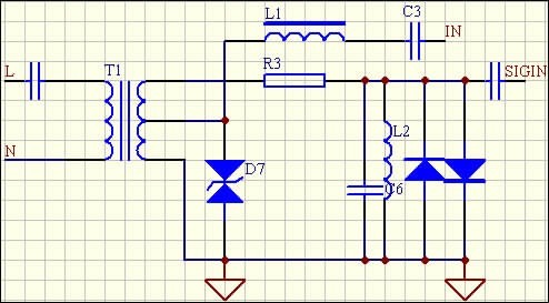 图6 载波耦合及接收电路