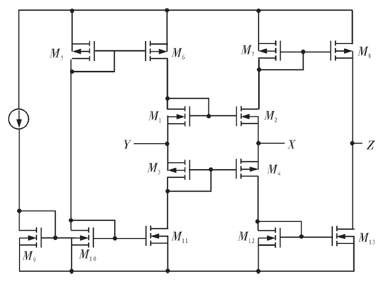 图6 基于基本电流镜的CCCII电路