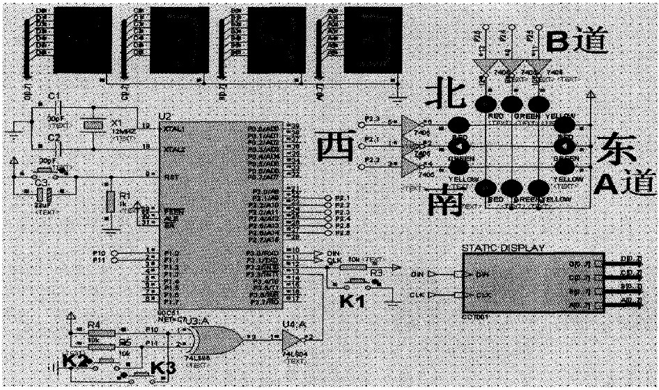 图2 系统仿真电路原理图