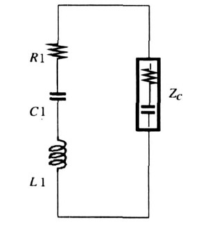 图3  晶振电路的等效电路
