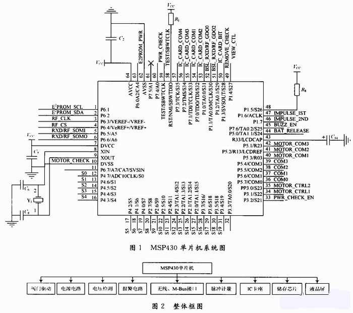 基于MSP430单片机的智能IC卡水表控制器