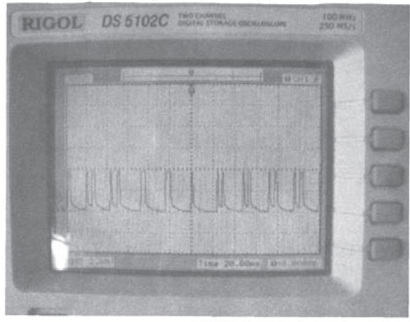 图3引擎触发信号波形。
