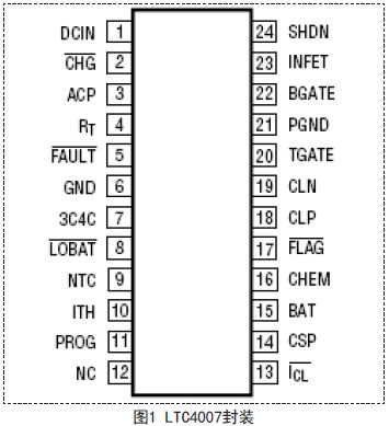 新型智能锂离子电池充电控制器LTC4007应用设计