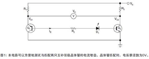 互补双极晶体管筛选方案