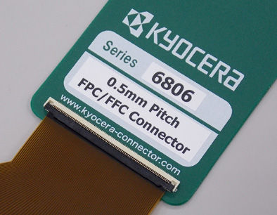 京瓷新提供新款0.5mm间距FPC/FFC连接器6806系列