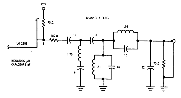 LM2889残留边带滤波器