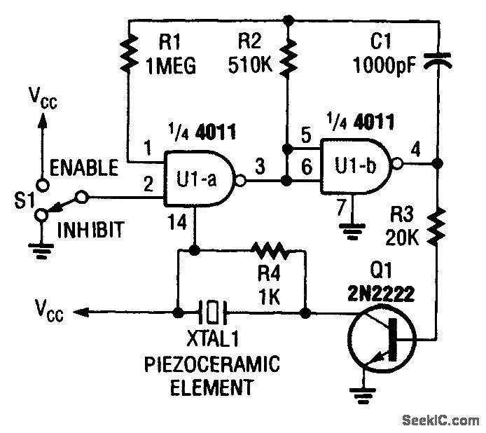 CMOS压电式驱动电路