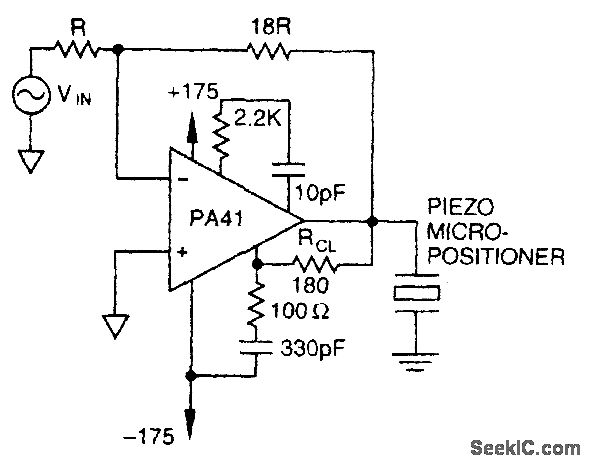 压电微定位器驱动电路