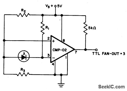 精密光电二极管电平探测器电路
