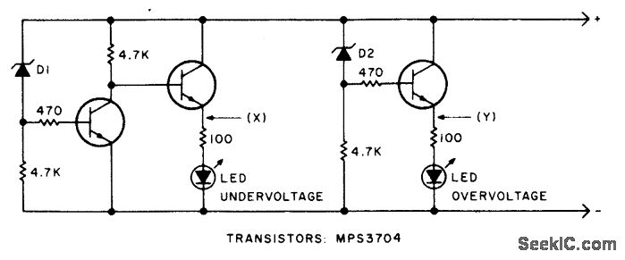 低压/过压指示器电路