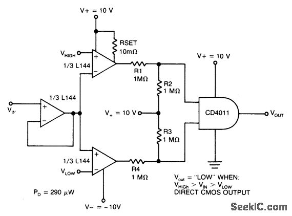 微功率两端限制检测器电路