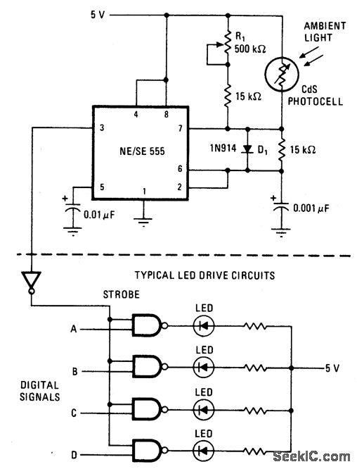 LED亮度控制电路
