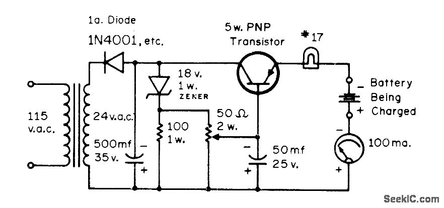 镍镉电池充电器（一）