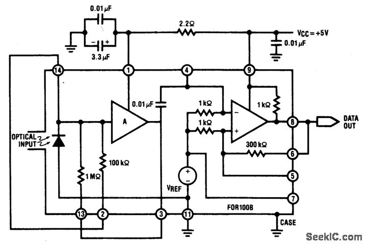 2μW高敏感度光电接收器