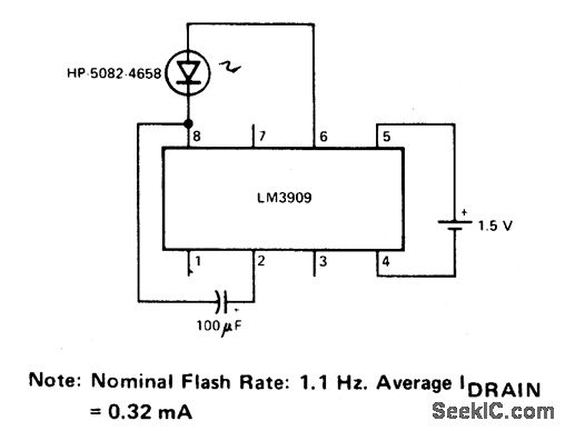 功率闪光电路（1.5V）