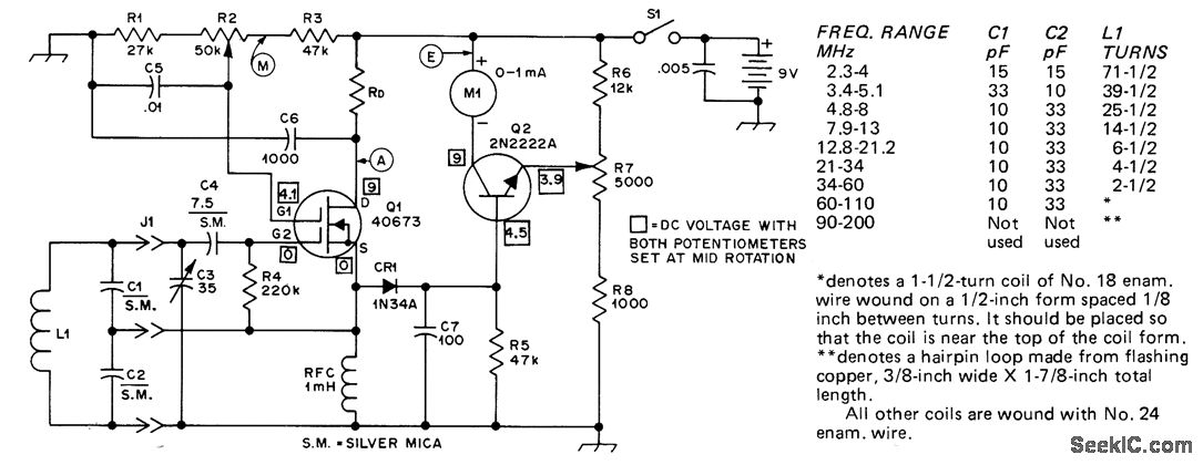 MOSFET栅陷测试振荡器