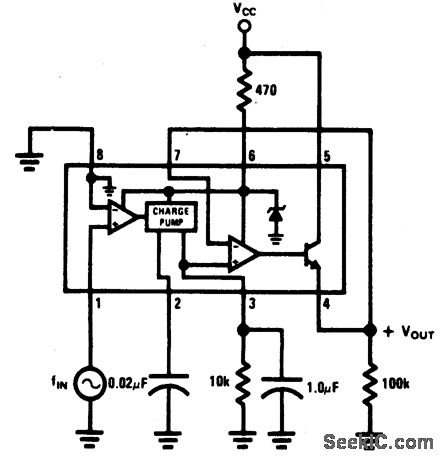 稳压调节频率-电压转换器电路