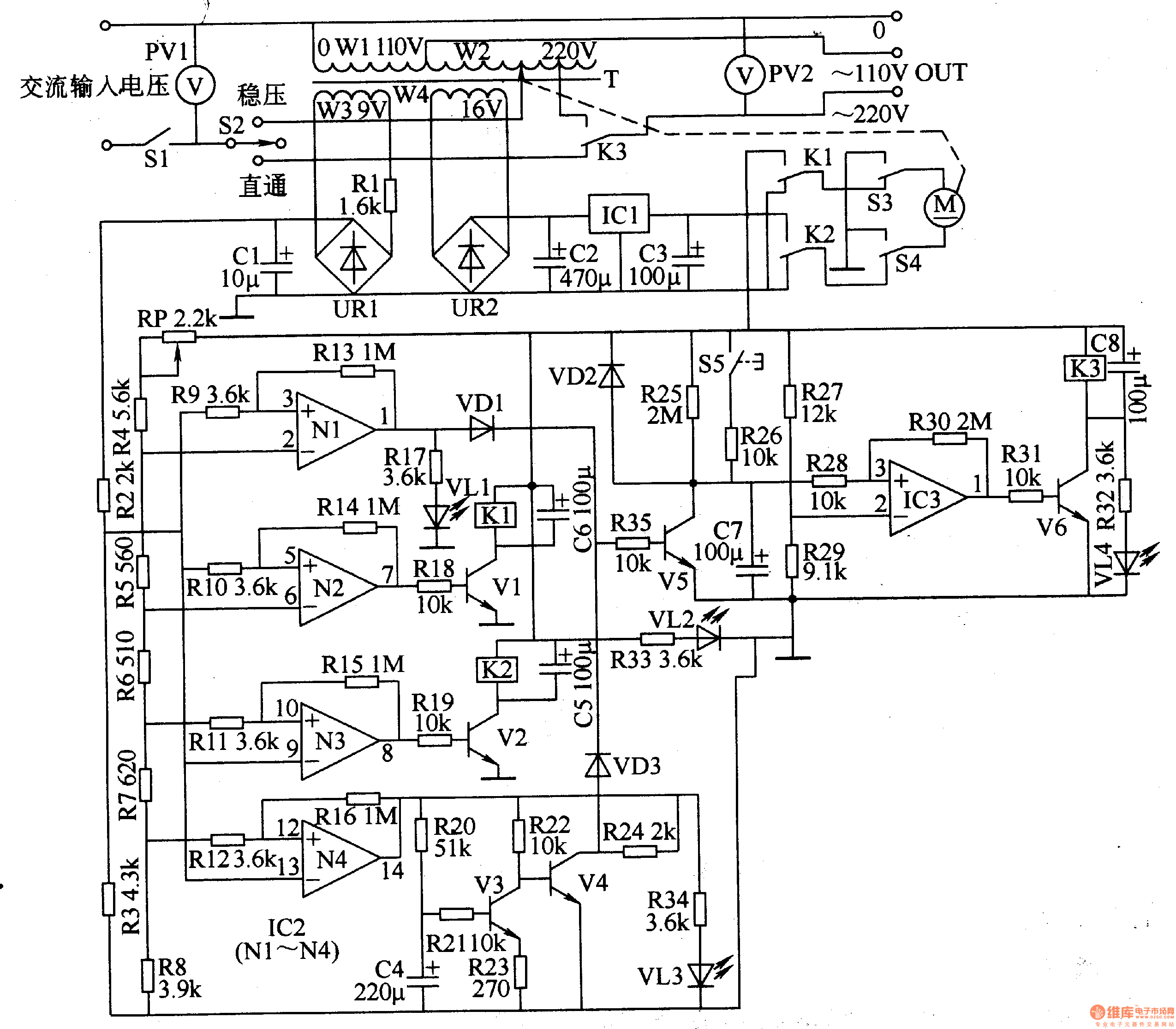 ha17324稳压器电路图图片