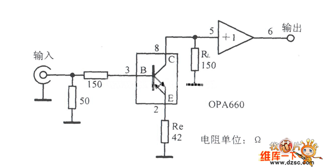 性能可靠的电缆放大电路图