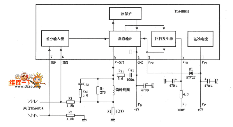 TDA4863AJ基本应用电路图(一)