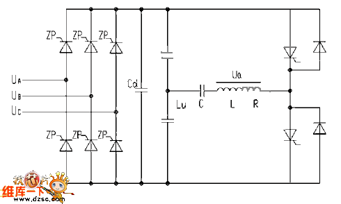 可控硅串联逆变器与并联逆变器电路图