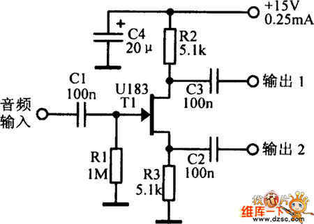 裂相放大电路图