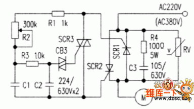 大功率可控硅无级调速触发电路图