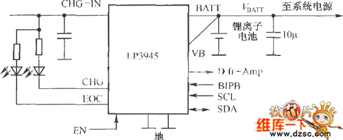 LP3945构成的充电电路图