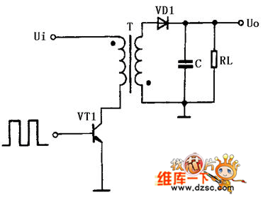 单端反激式开关电源电路图