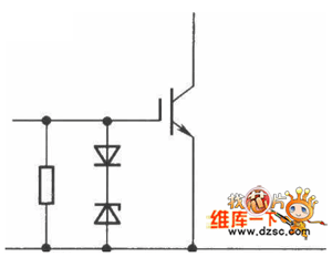 IGBT绝缘栅双极晶体管栅极过压保护电路图