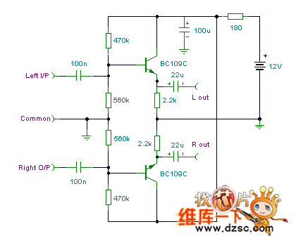 立体声驱动电路图