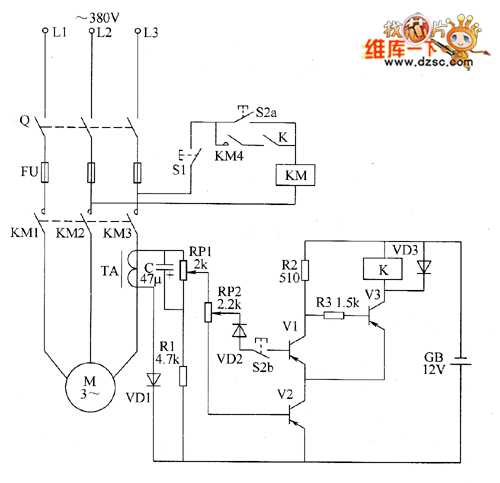 电动机保护器电路图