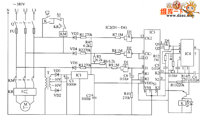 电动机保护器电路图十八