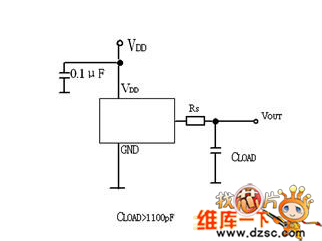 接电容负载的电路图一（cload >1100pf）