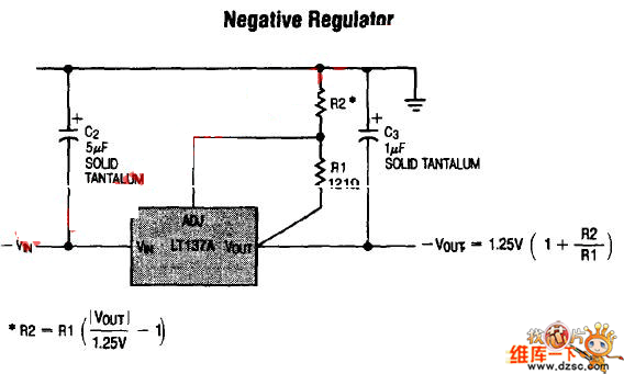 LT137A LT337A应用电路图