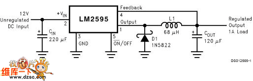LM2595应用电路图