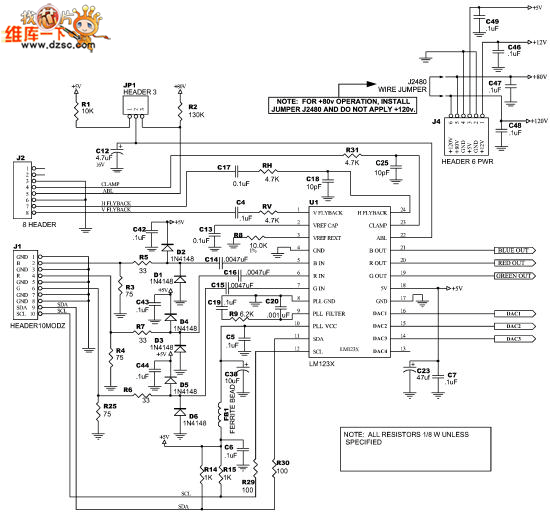 LM1238应用电路图