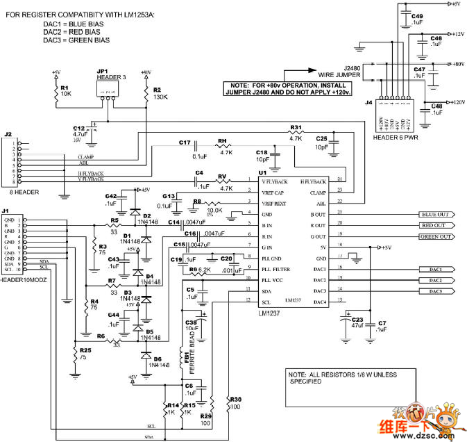 LM1237应用电路图