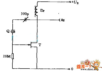 简单的单场效应晶体管振荡器电路图