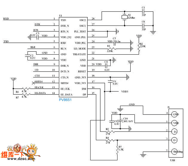 pv8651应用电路图