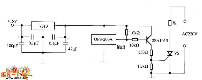 采用OPS2-00A构成的交流驱动电路图