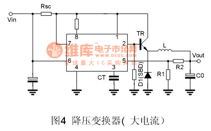 MC34063应用电路降压变换器（大电流）