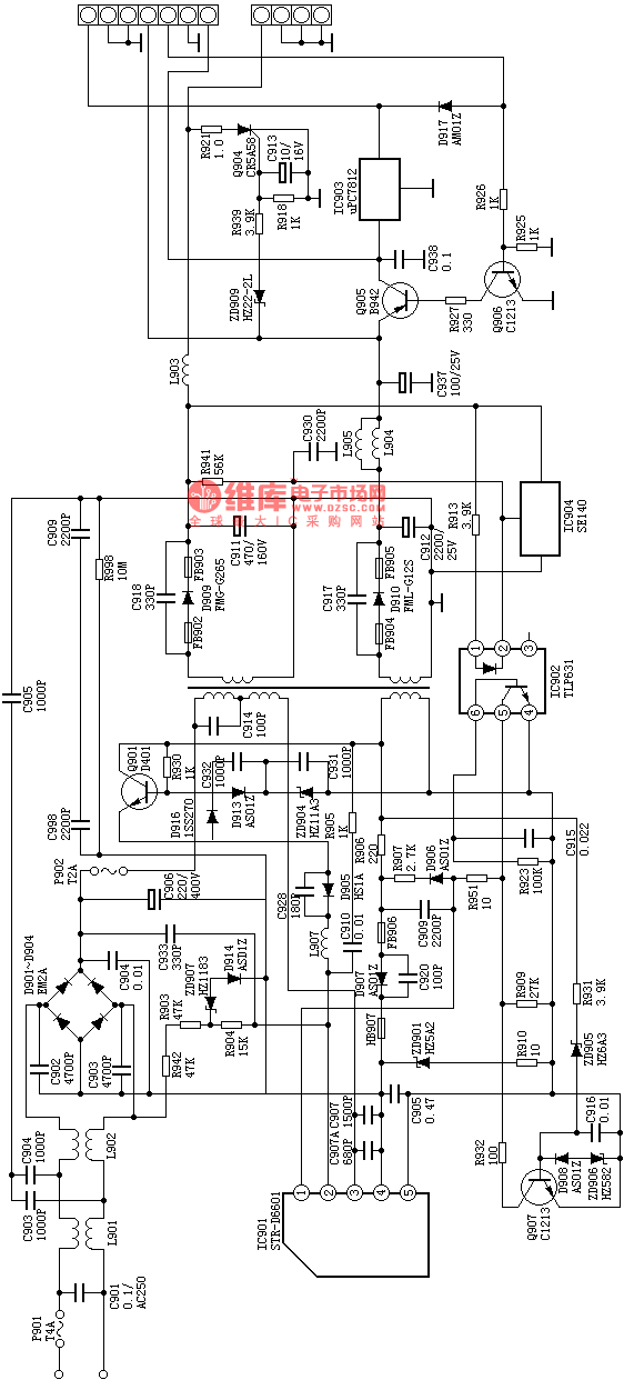 日立AIPM8C电源电路图