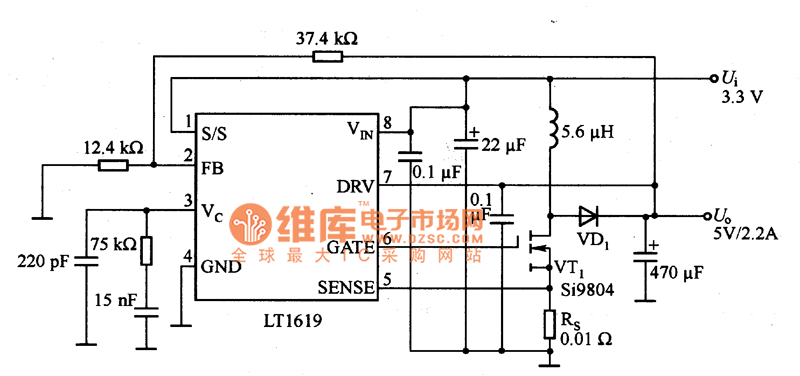 稳压电源应用电路图