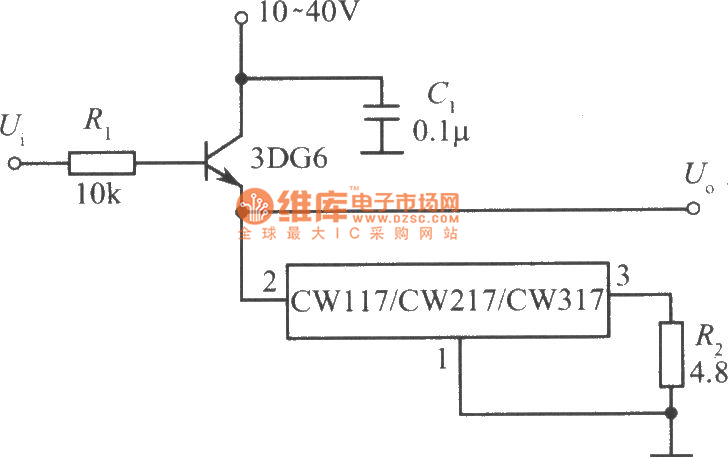 CW117／CW217／CW317构成的功率跟随器