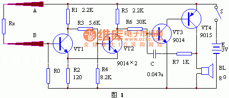 食物腐败程度测定仪电路